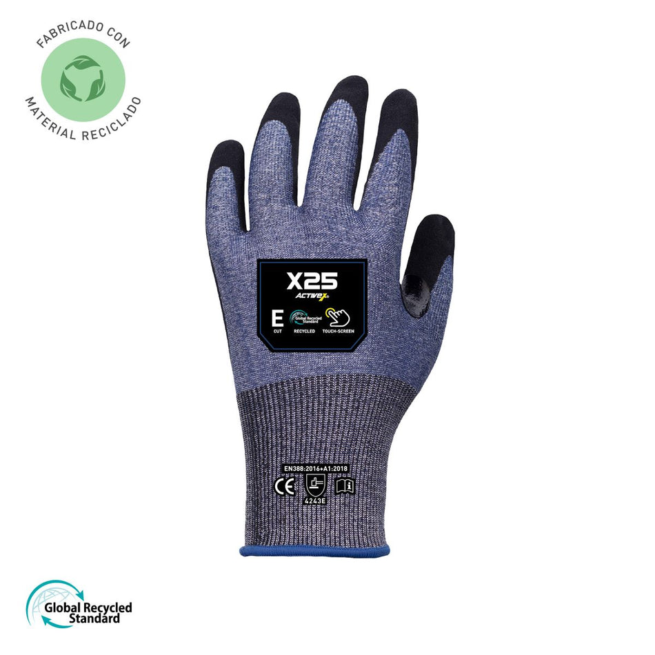 GUANTE ACTIVEX X25 NITRILO TOUCH E RECYCLING TRECK