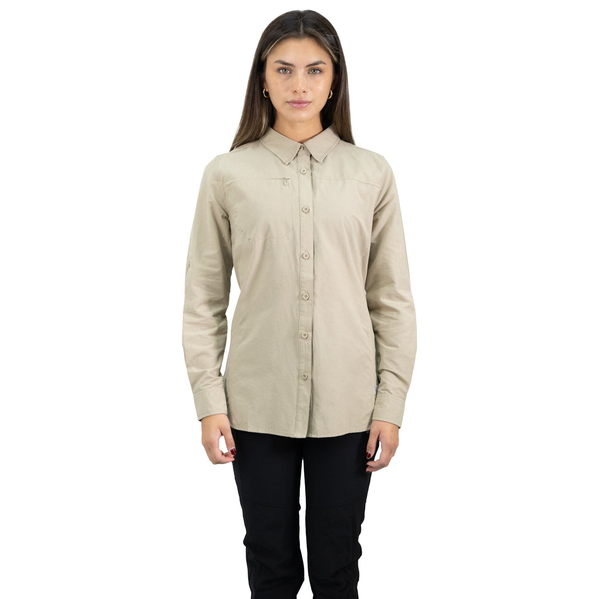 CAMISA HW MUJER DUCK DRY BEIGE