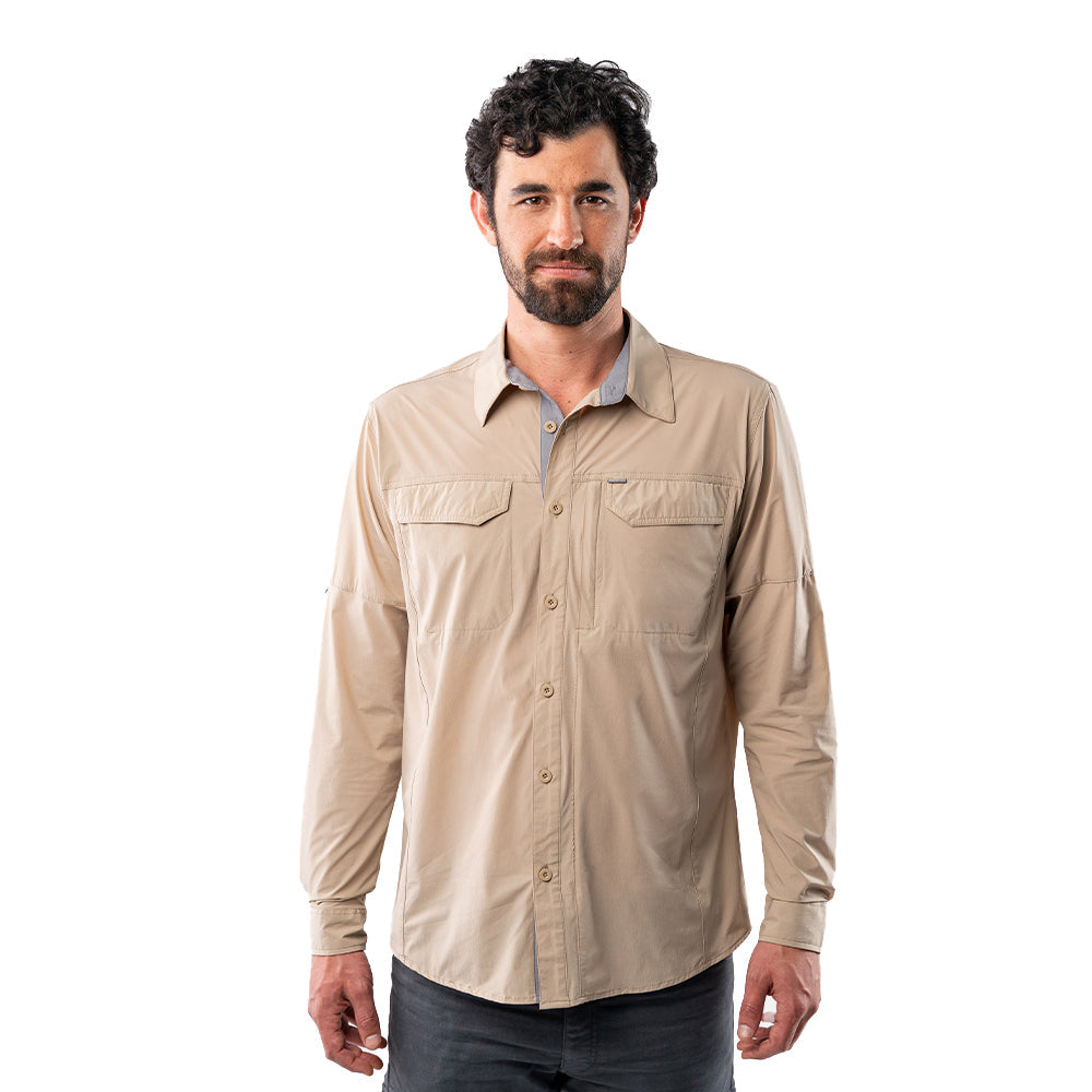 CAMISA HW ANTAKARI SPANDEX BEIGE