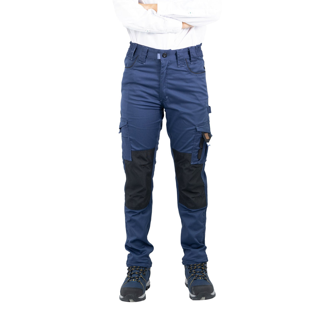 PANTALON HW MUJER CARGO DAKOTA SPANDEX AZUL